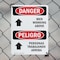 Signmission Safety Culture Sign, 7 in Width, Plastic, Rectangle, Bilingual OS-2PACK-DS-P-710-VS-1448 - alternate 7